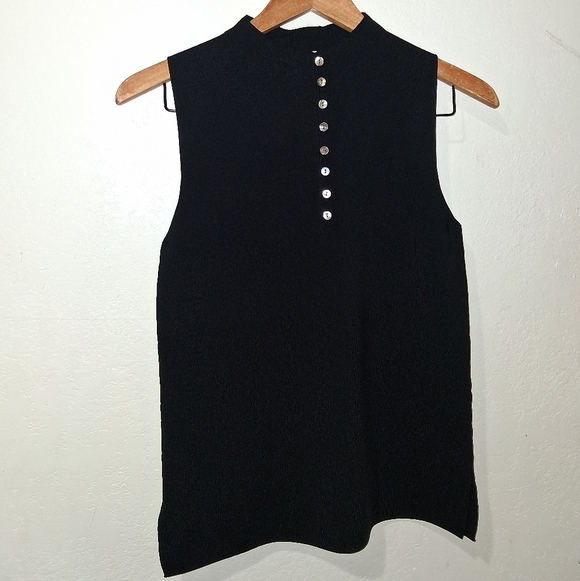 MM LAFLEUR Malki Black Jardigan Knit Top - Picture 6 of 10